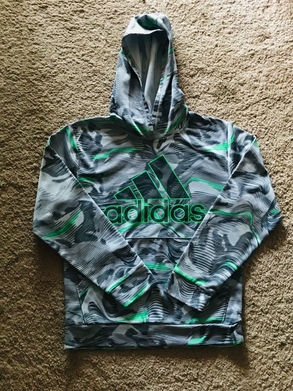 Boys Adidas hoodie size Large 14/16